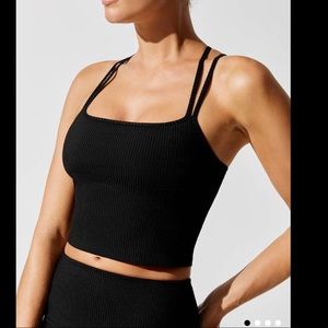 Carbon38 Ribbed Cami Crop Top